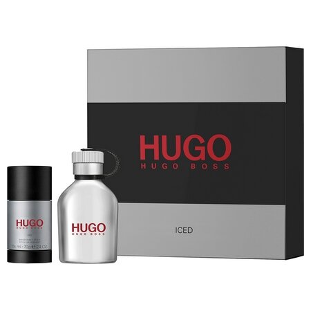 Coffret pour le nouveau parfum Hugo Iced