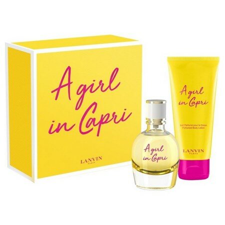 Le nouveau parfum A Girl in Capri de Lanvin enfin en coffret